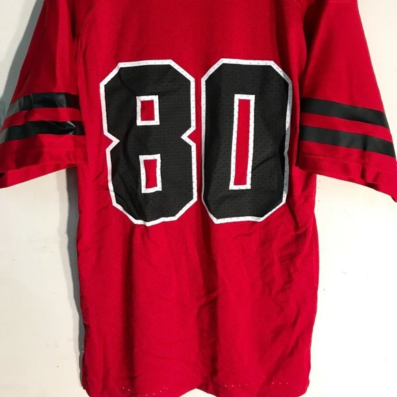 ADIDAS NCAA NEBRASKA CORNHUSKERS #80 THROWBACK JERSEY Size M, L, XL, or XXL - Picture 4 of 4